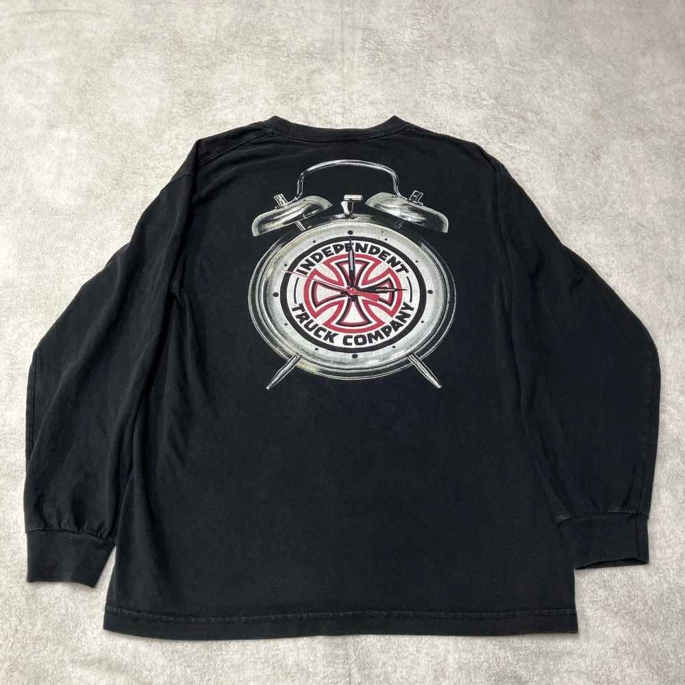 Independent Truck Co. x Thrasher Collab T-Shirt Time to Grind Black Mens M